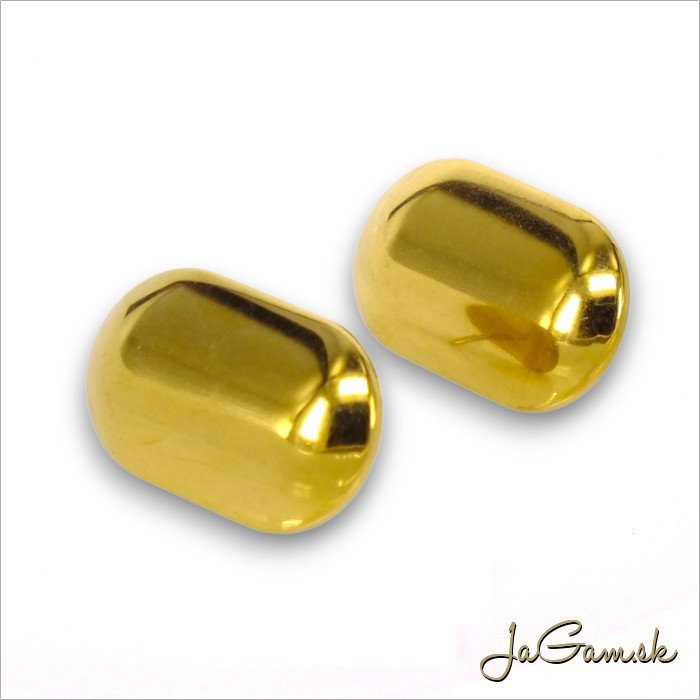 Náušnicové puzety 22mm CHIRURGICKÁ OCEĽ, 2ks (CH1694g)